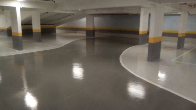empresa de piso epóxi para estacionamento Florianópolis