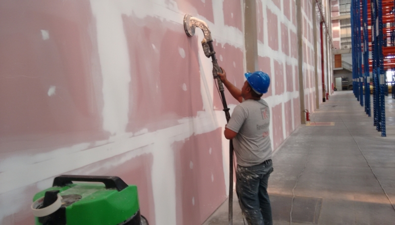 montagens de paredes em drywall Santos