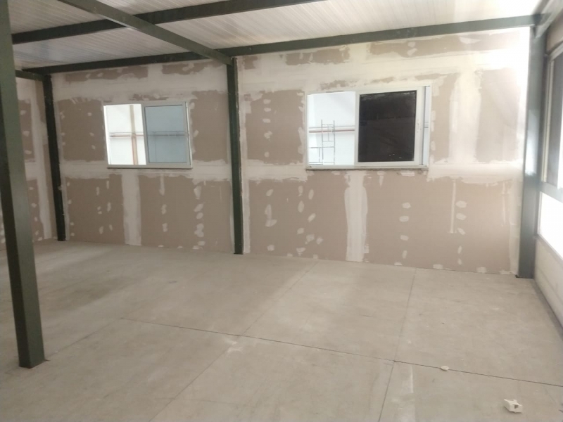 montagens parede drywall em galpão Extrema