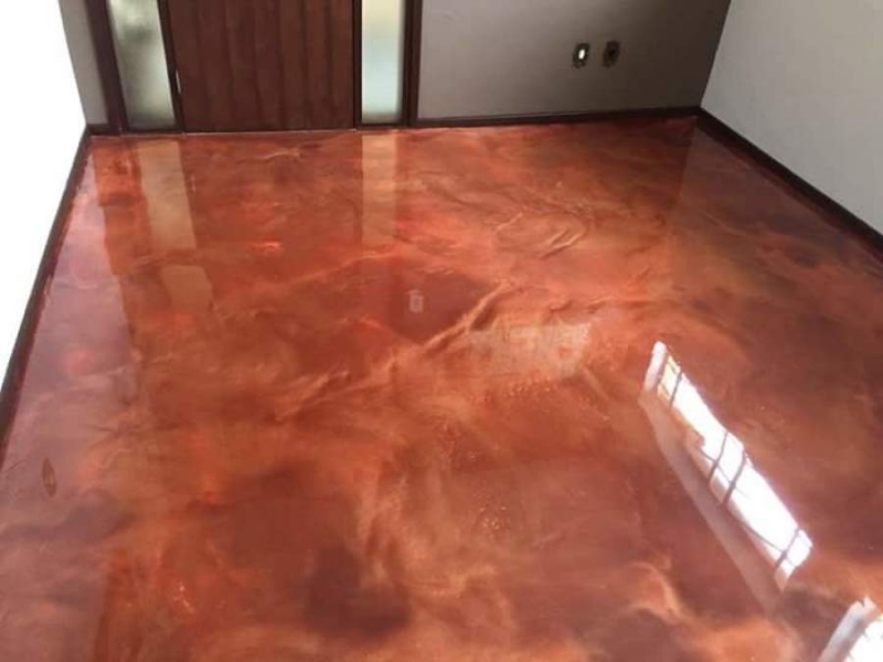 Piso Autonivelante Epóxi Metálico