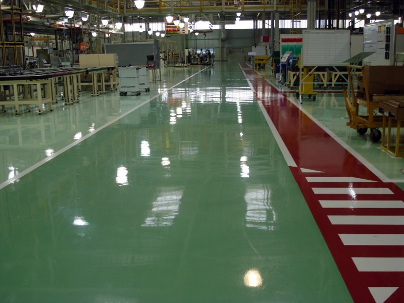 pisos epóxi industriais Diadema