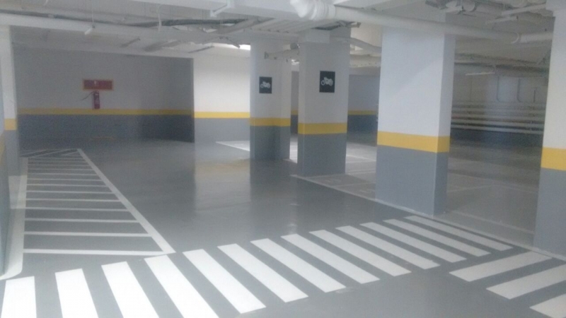 Piso Epóxi Multilayer para Shopping