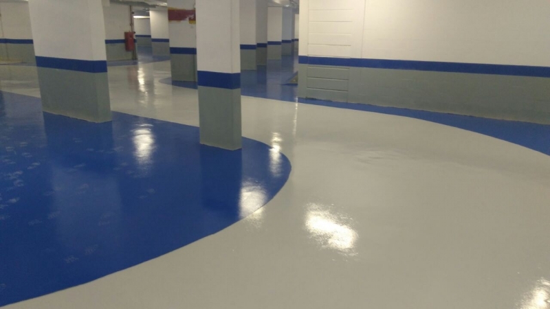 quanto custa pintura epóxi para estacionamento Santos