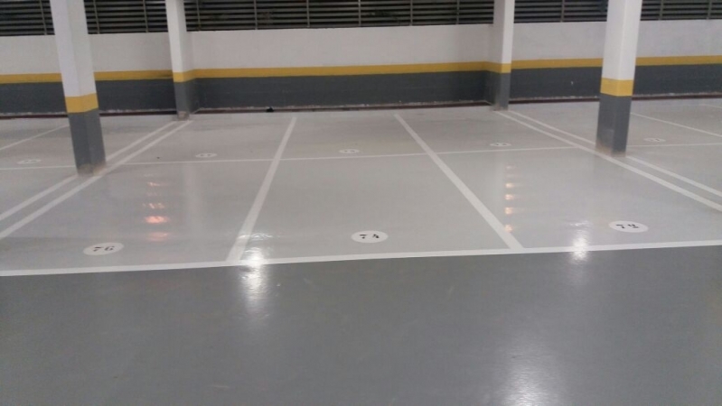 revestimento autonivelante em epóxi para estacionamento valor Rio Claro