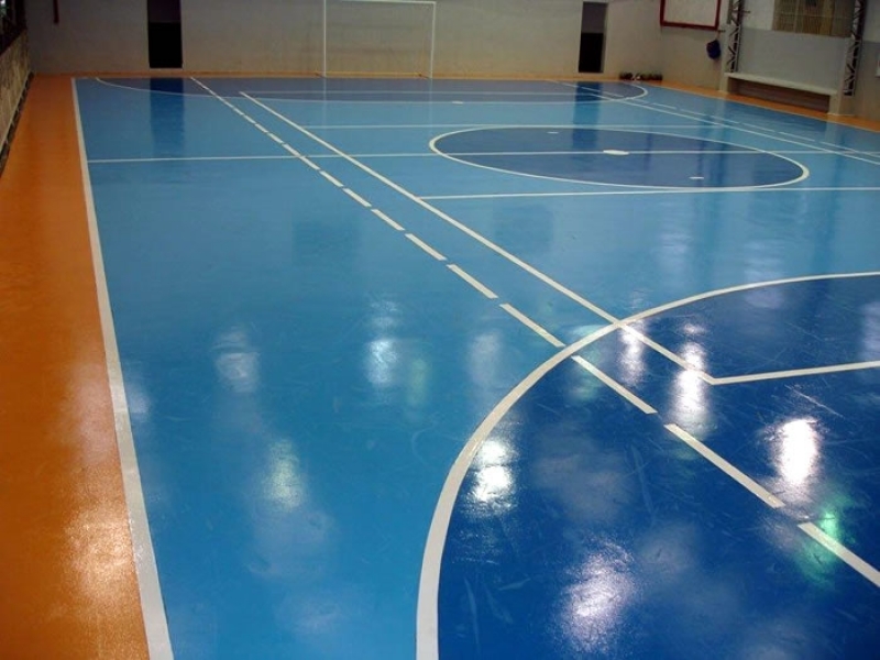 revestimento de piso epóxi para quadra poliesportiva preço Pirassununga
