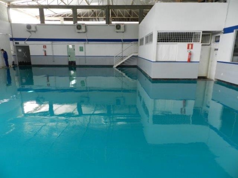 revestimento epóxi para piso de indústria Valinhos