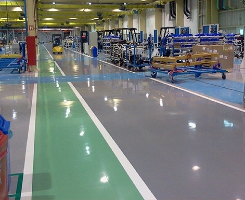revestimento para piso epóxi industrial Extrema
